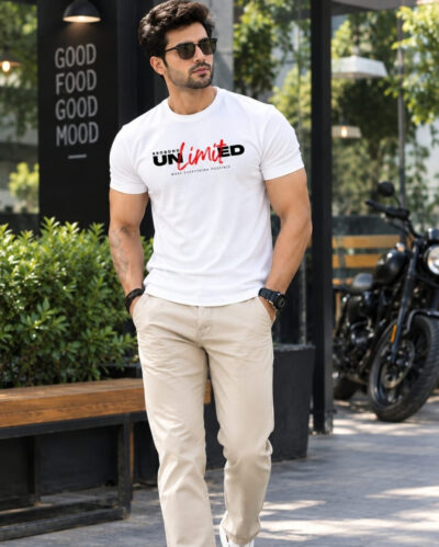 Camiseta Branca DTF Unlimited