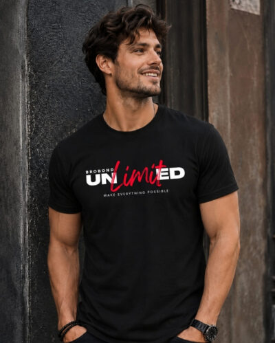 Camiseta Preta DTF Unlimited